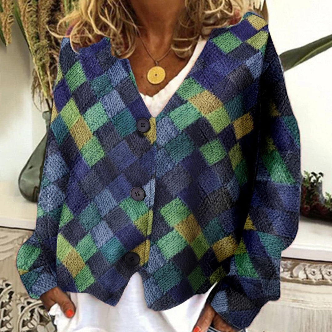 Drune | Stilvolle Jacke mit V-Ausschnitt und Knöpfen