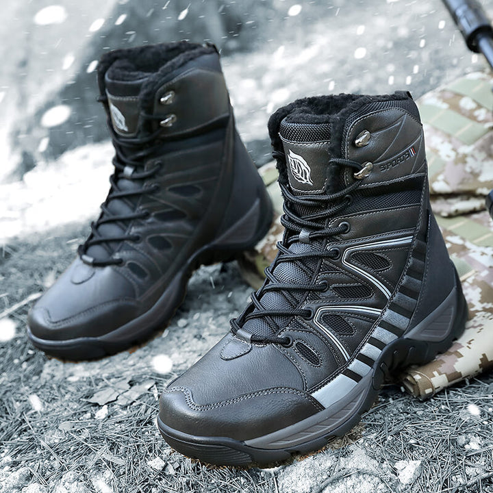 Damen Isolierte Winterstiefel mit rutschfester Sohle und wärmendem Innenfutter Drune