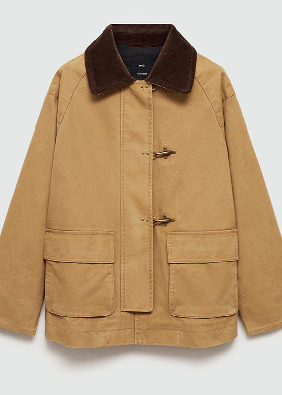 Drune | Corduroy Kragen Canvas Jacke