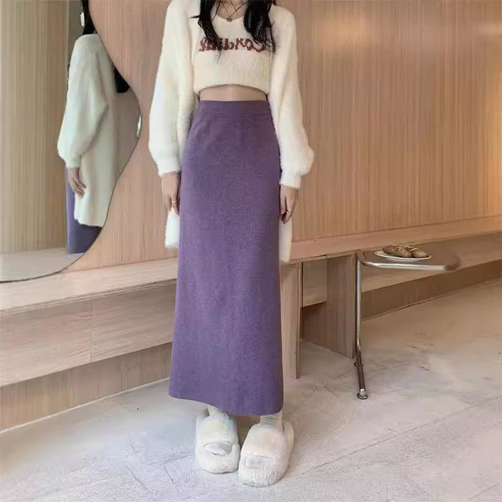 Damen Maxi-Rock aus weichem Material mit eleganter Passform Drune