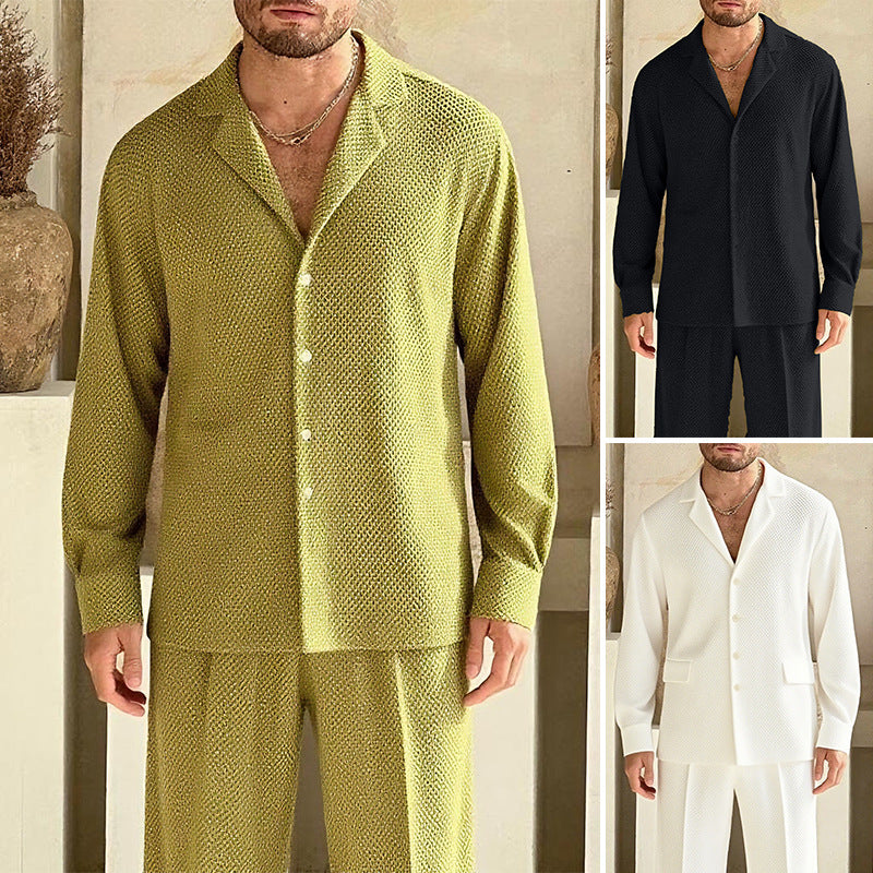 Herren modisches Lounge-Set aus atmungsaktivem Material Drune