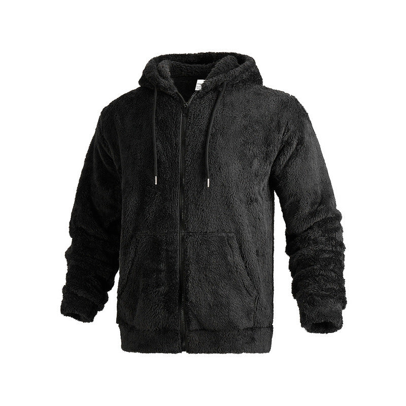 Herren Fleecejacke mit Kapuze und weichem Innensof Drune