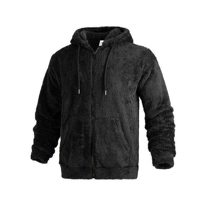 Herren Fleecejacke mit Kapuze und weichem Innensof Drune