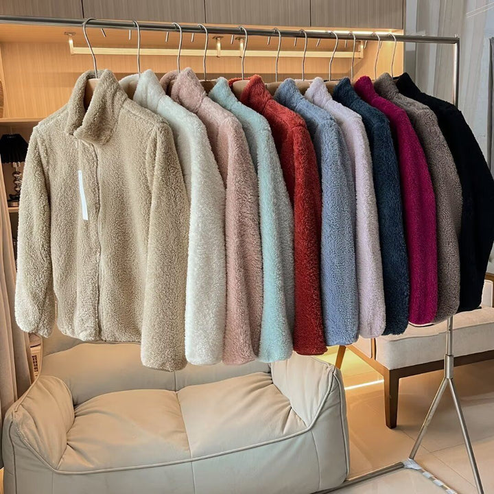 Damen Fleecejacke mit hohem Kragen und weichem Innenfutter Drune