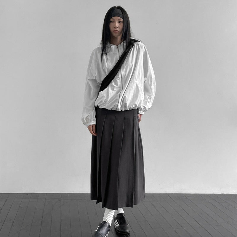 Damen leichte Übergangsjacke mit praktischer Kapuze Drune