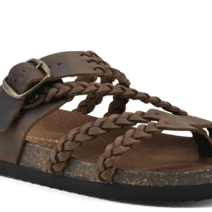 Damen Riemchen-Sandalen mit verstellbarem Schnallenverschluss und anatomischer Fußbettung Drune