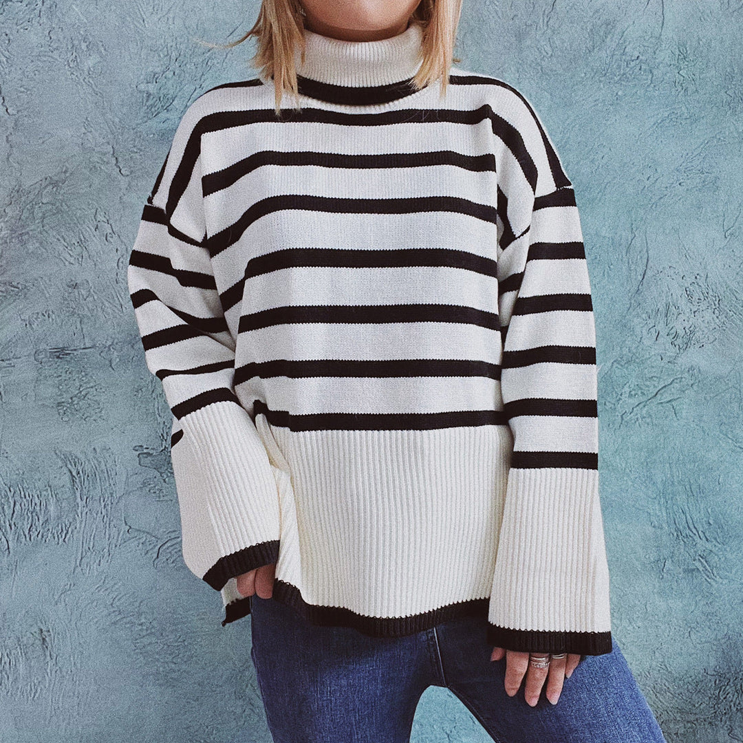 Drune | Gestreifter Strickpullover für Herbst & Winter