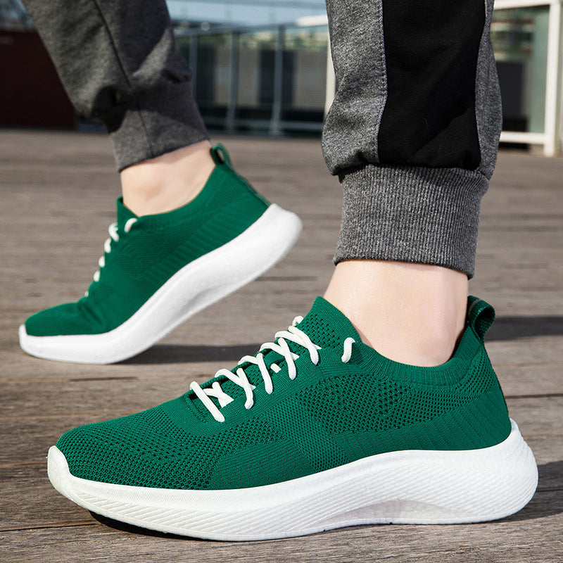 Unisex nan leichter Strick-Sneaker mit anatomischer Zehenbox, gepolsterter Fersenführung und stoßabsorbierender Leichtsohle Drune