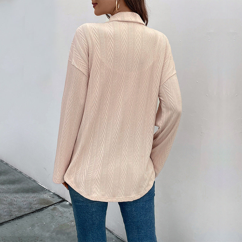 Damen Strukturierte Hemdjacke Drune