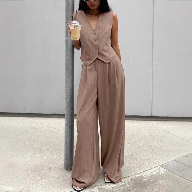 Damen lässiger Jumpsuit mit elegantem Blazer Drune