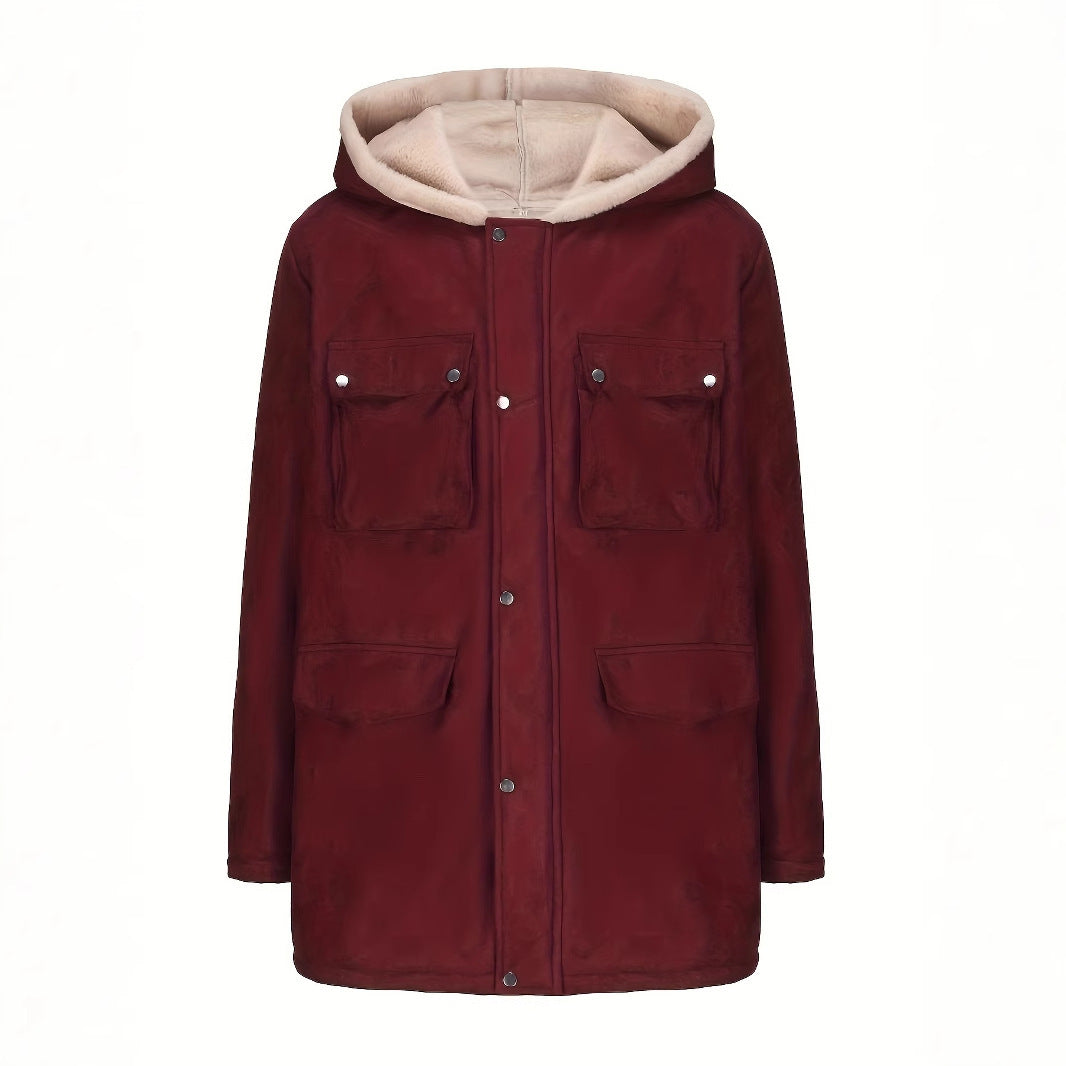 Damen Warm gefütterte Übergangsjacke Drune