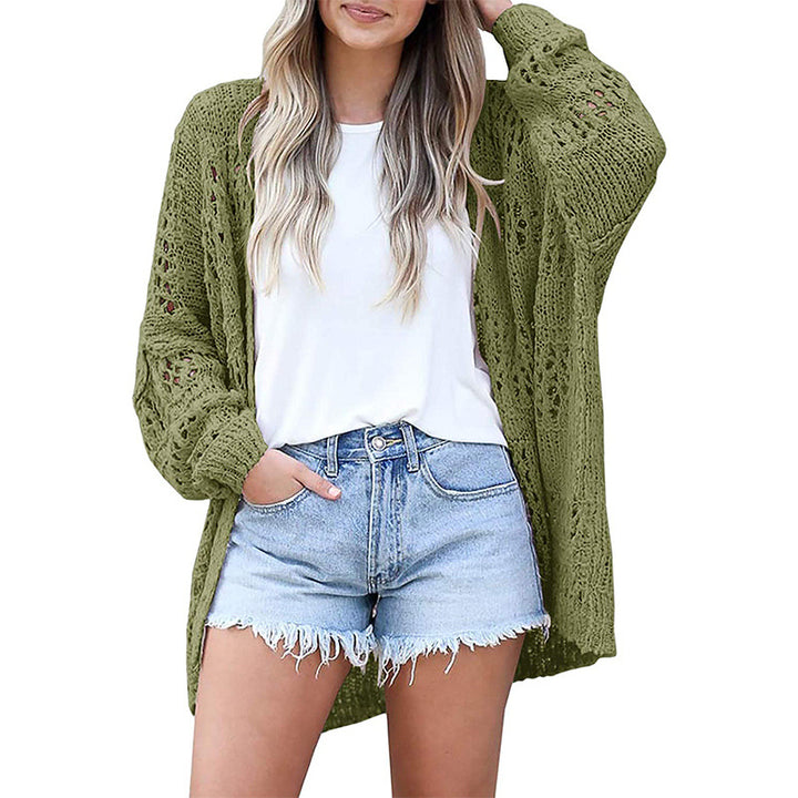 Damen offene Strickjacke Drune