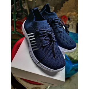 Damen nan leichte Strick-Sneaker mit sockenhaftem Schaft, atmungsaktivem Mesh-Obermaterial und flexibler Gummiprofilsohle Drune