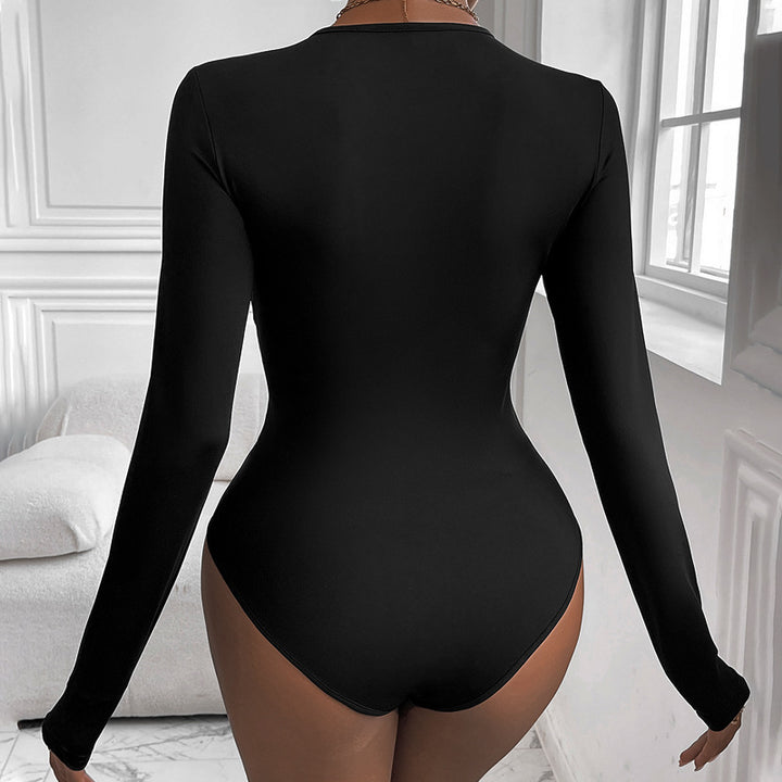 Damen figurbetontes Oberteil mit twist Design Drune