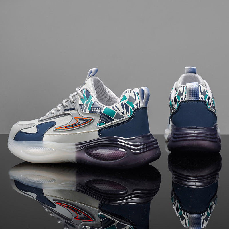 Damen Sportliche Sneakers mit dämpfender Sohle und modischen Akzenten Drune