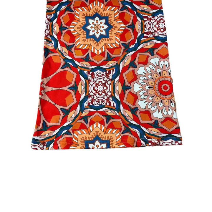 Damen Weite Palazzohose mit floralen Mustern Drune