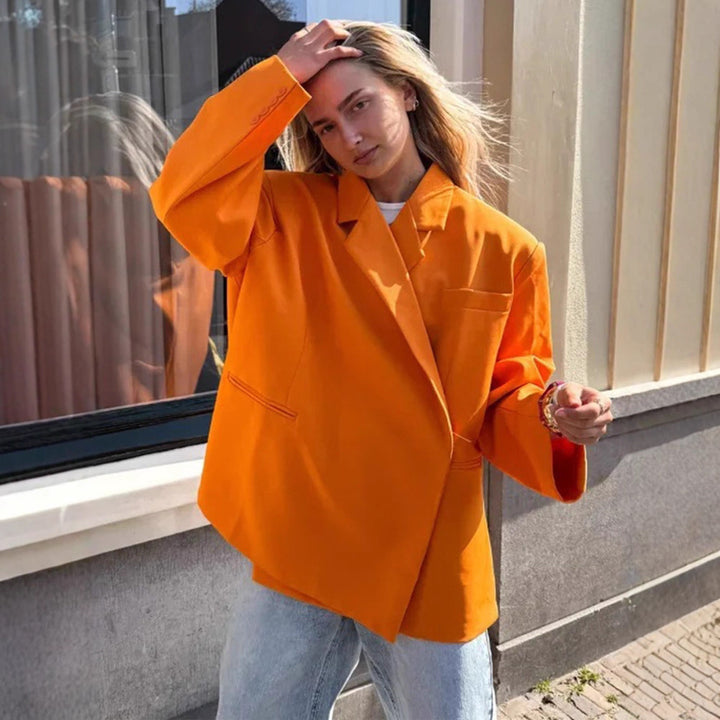 Damen Oversized Blazerjacke Drune 1759372910