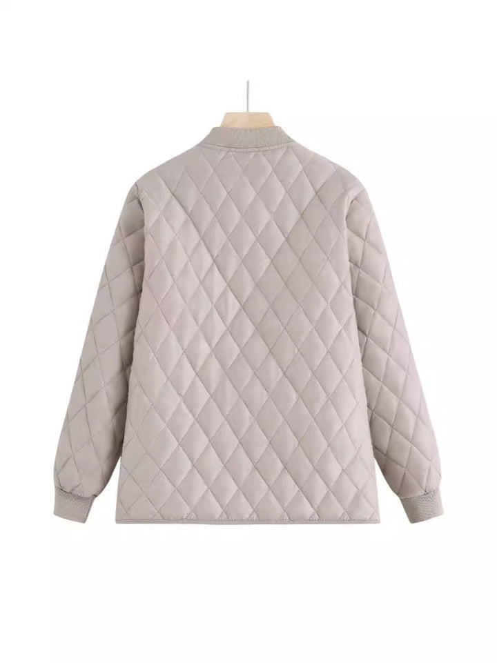 Damen gesteppte Übergangsjacke mit praktischen Taschen und modernem Schnitt Drune