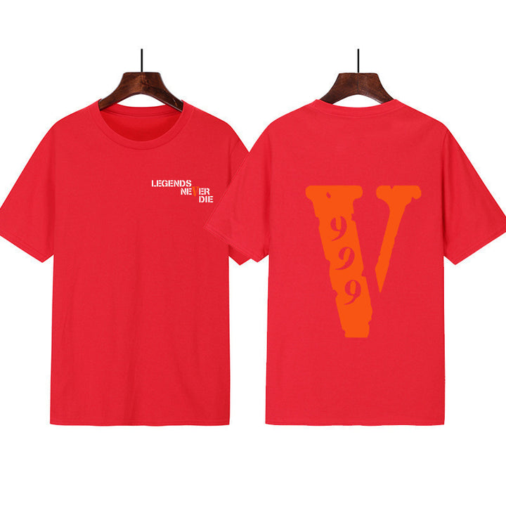 Damen Grafik T-Shirt mit originellem Schriftzug und kreativem Design Drune
