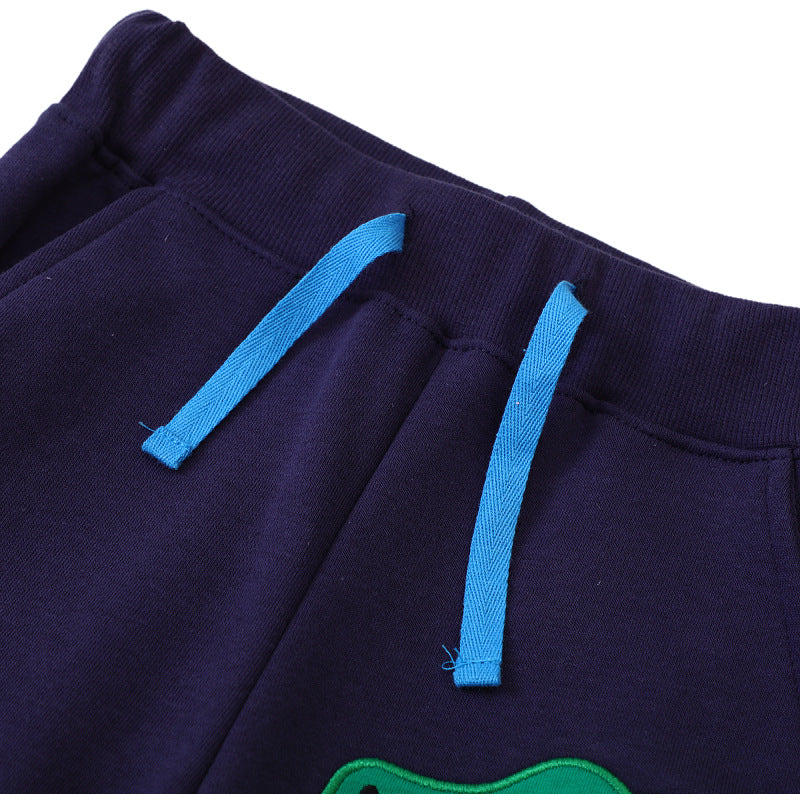 Jungen Sweatpants mit aufregendem Dinosaurier-Motiv Drune