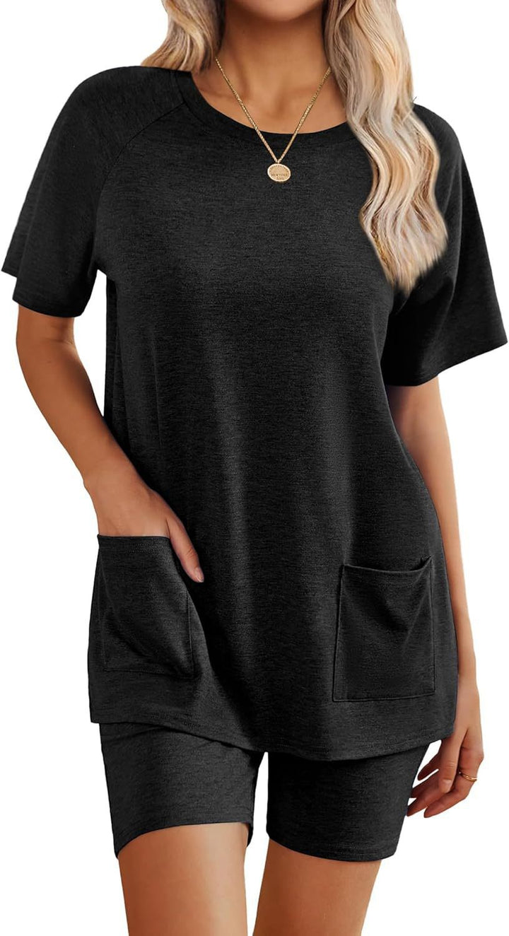 Damen Loungewear-Set mit angenehm weitem Schnitt und praktischen Taschen Drune