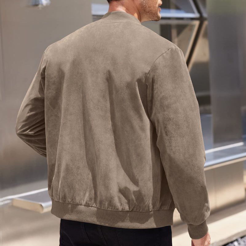 Herren stylische Bomberjacke mit sportlichem Schnitt Drune
