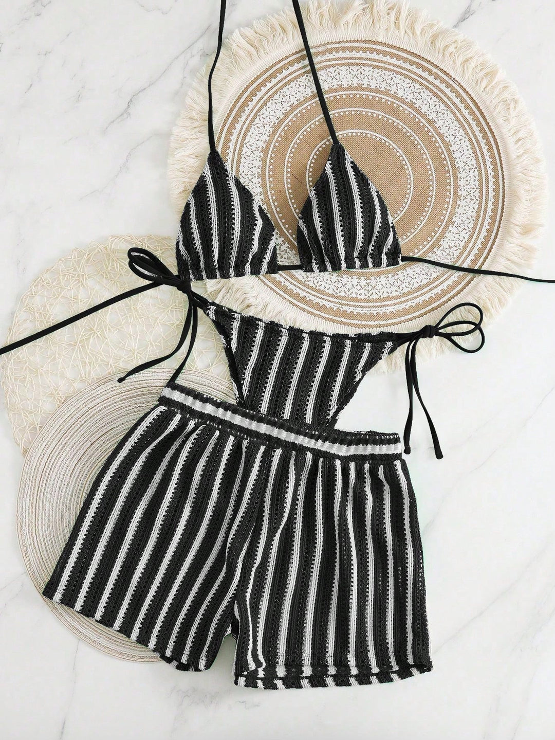 Damen Zweiteiliges Strandoutfit Drune
