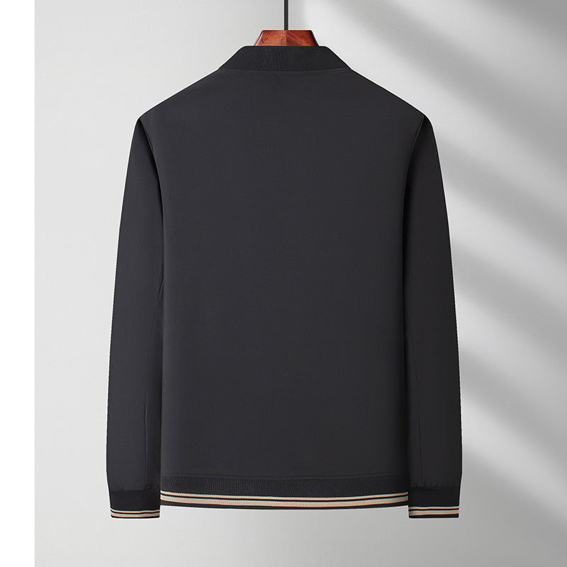 Herren sportliche Bomberjacke mit modernem Stehkragen und eleganten Akzenten Drune