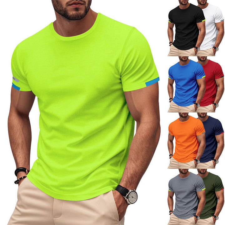Herren Funktions-T-Shirt mit atmungsaktivem Design und reflektierenden Details Drune