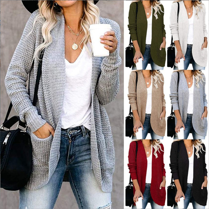 Damen Strickcardigan mit praktischen Taschen und luftiger Struktur Drune