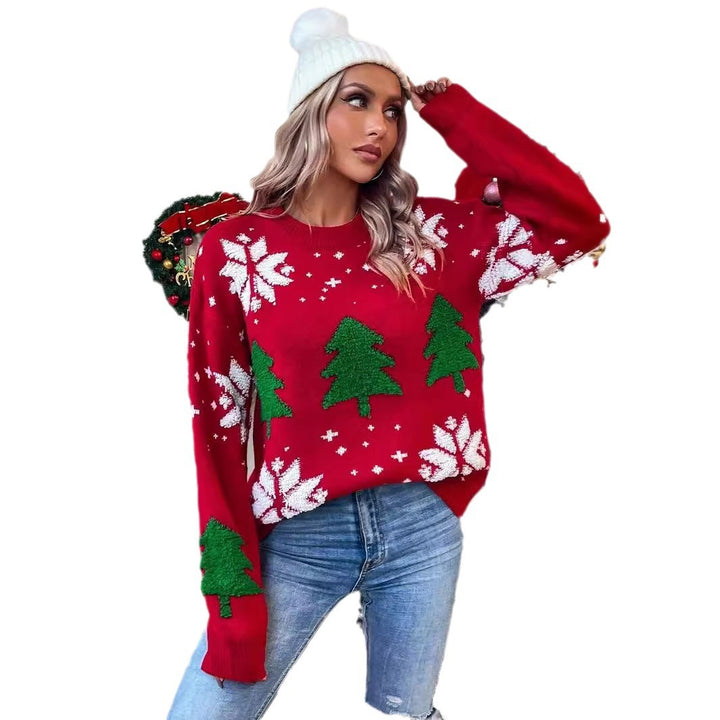 Damen kuscheliger winterlicher Pullover Drune