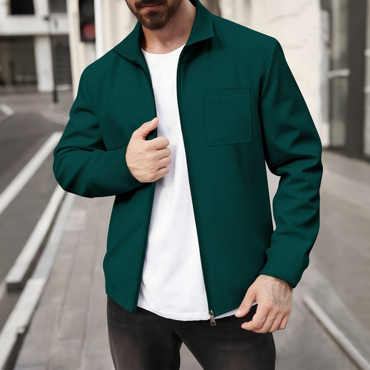 Herren modische Jacke mit strukturiertem Design Drune