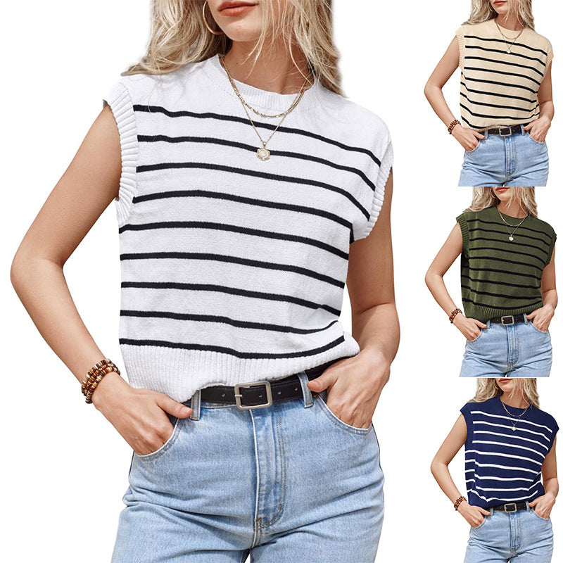 Damen Stricktop Drune