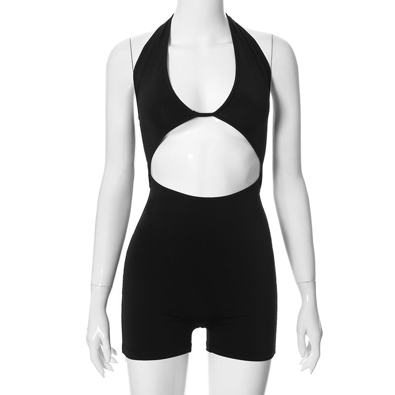 Damen Hochtaillierter Cut-Out Badeanzug Drune