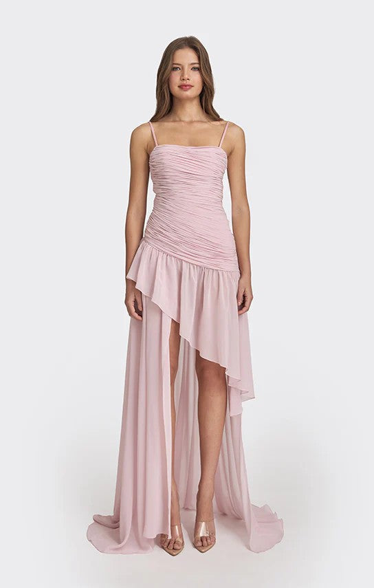 Damen Elegantes Kleid mit raffiniertem Rüschendesign Drune