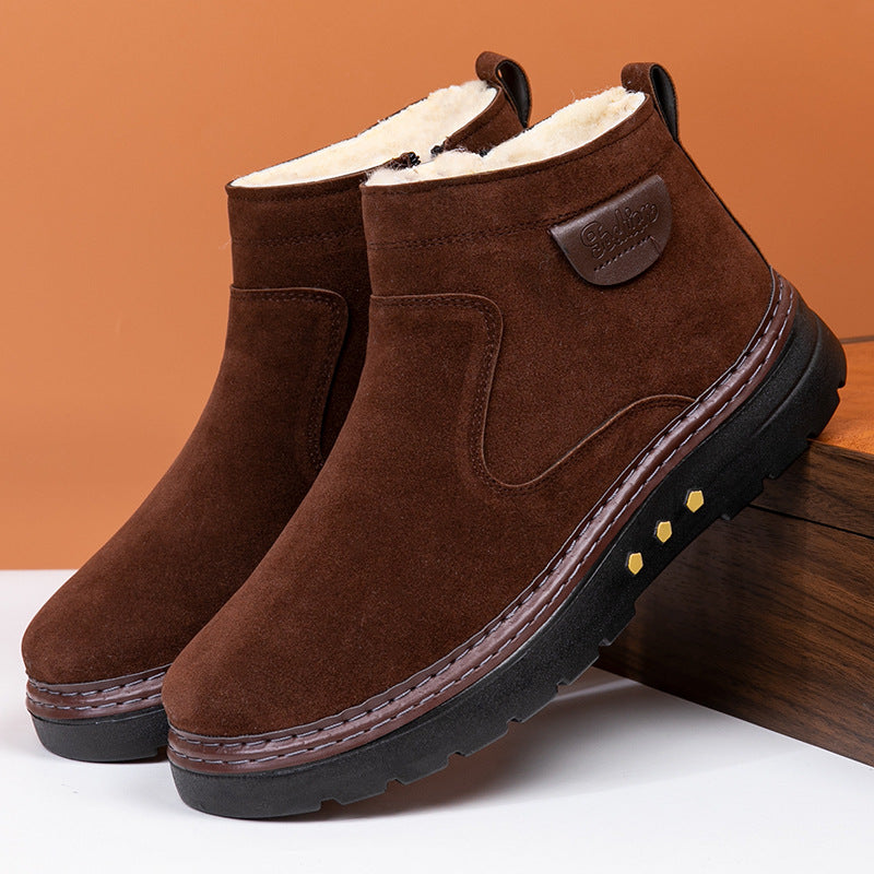 Damen Warmgefütterte Stiefeletten Drune
