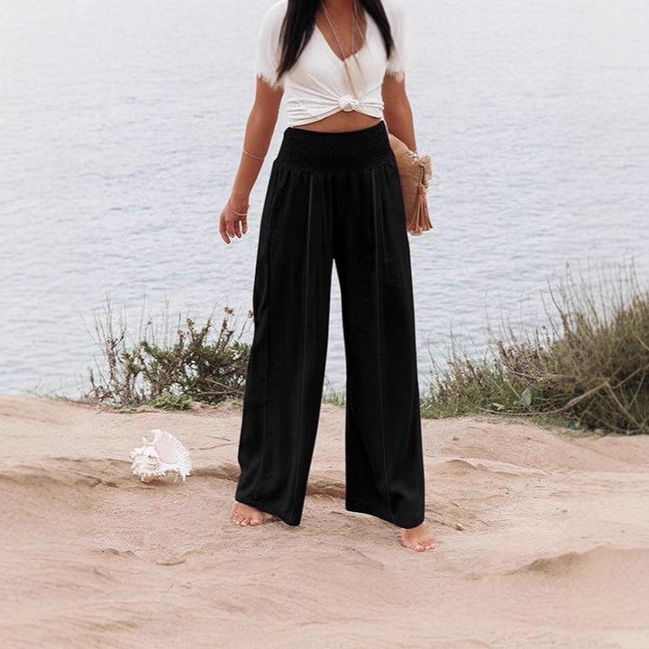 Damen Elegante und luftige Palazzohose Drune