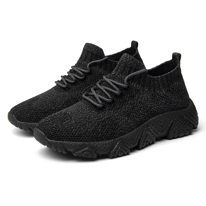Unisex nan urbaner Strick-Schlupfsneaker mit sockenhaftem Schaft und markanter Profilsohle Drune