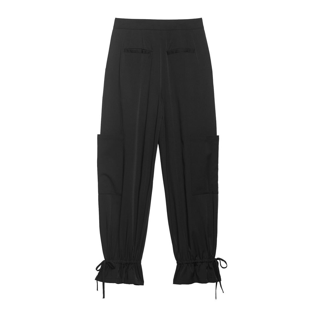 Damen Cargo-Hose mit raffinierten Bunddetails und praktischen Seitentaschen Drune