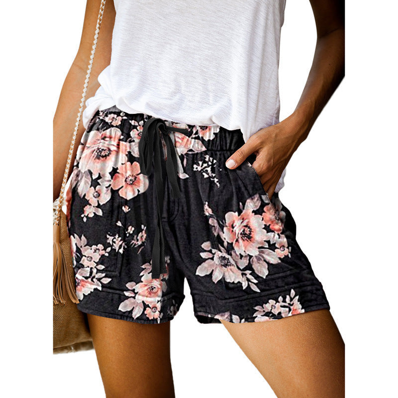 Damen Bequeme Sommer-Shorts mit elastischem Bund und praktischen Taschen Drune