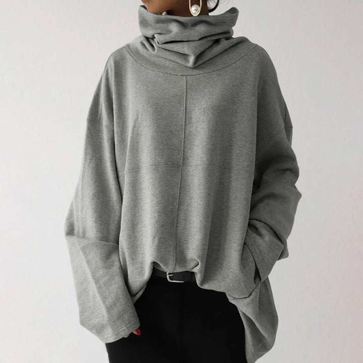 Drune | Trendiger einfarbiger Rollkragenpullover