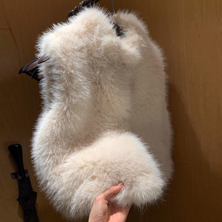 Damen Flauschige und stylishe Weste Drune