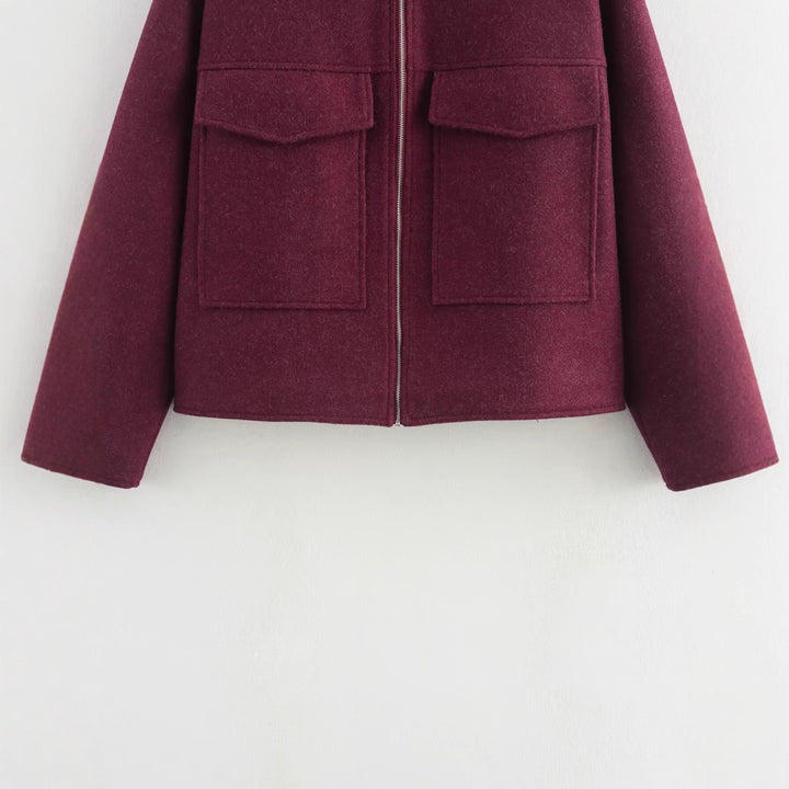 Damen Oversized Utility-Jacke mit praktischen Pattentaschen Drune