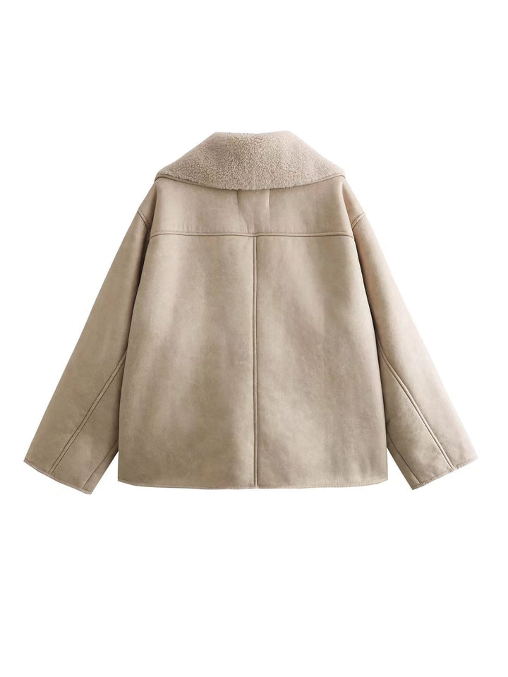 Drune | Klassische Kurze Lederjacke Damen