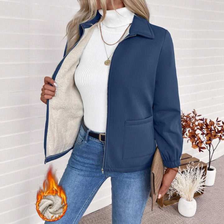 Damen Freizeitjacke mit Frontreißverschluss und praktischen Taschen Drune