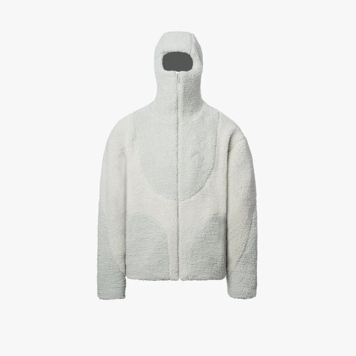 Herren Gemütliche Teddyjacke mit Kontrastnähten Drune