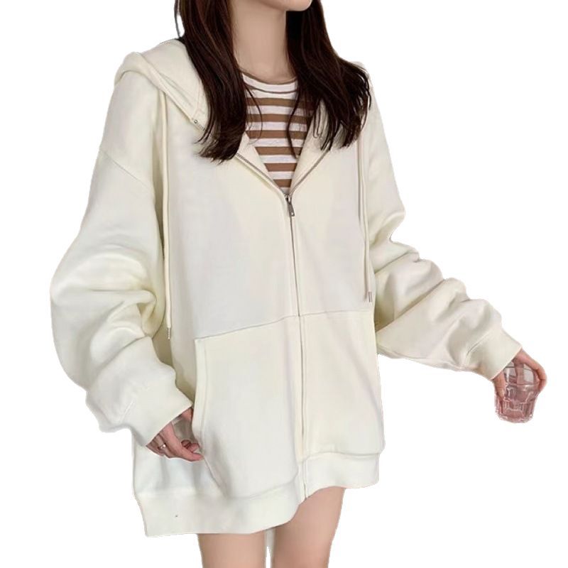 Damen Oversized Zip-Hoodie mit lässigem Schnitt Drune