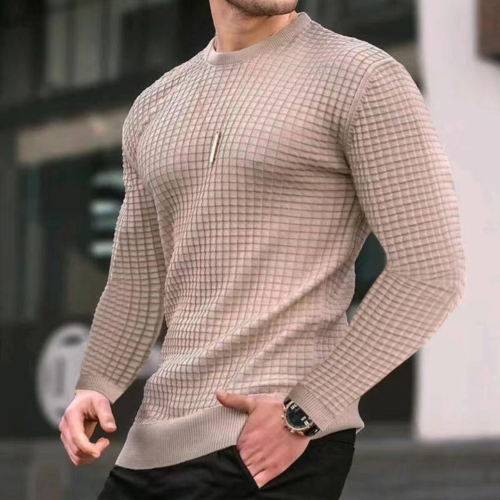 Herren Pullover mit strukturiertem Design Drune
