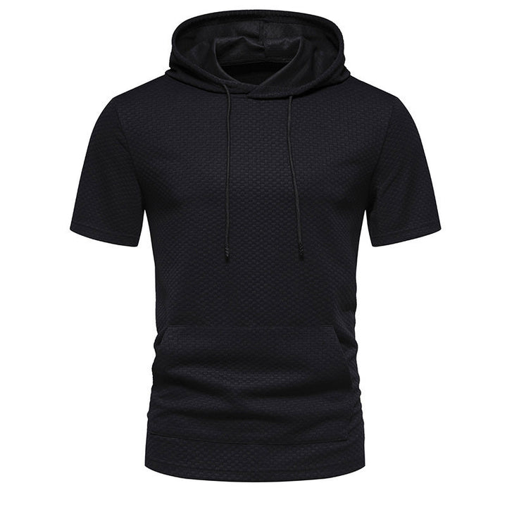 Herren Freizeit Kapuzen-T-Shirt Drune