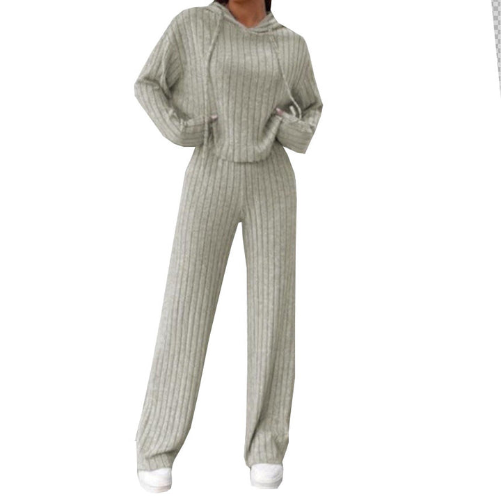 Damen lässiger Strickanzug Drune